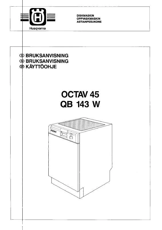 Mode d'emploi HUSQVARNA QB143W