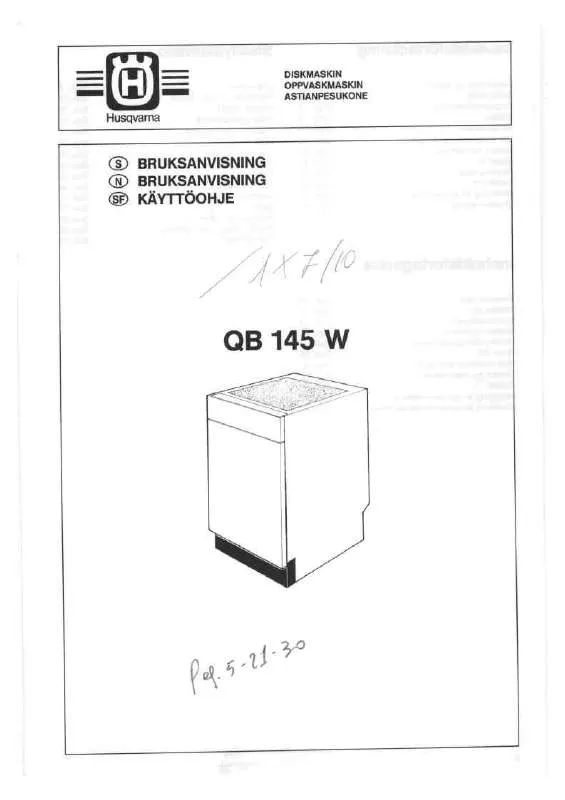 Mode d'emploi HUSQVARNA QB145