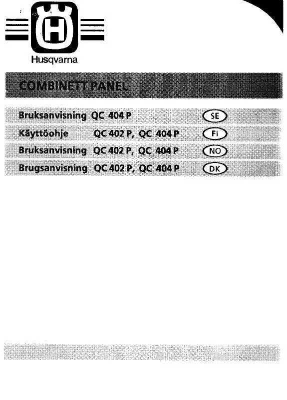 Mode d'emploi HUSQVARNA QC404P