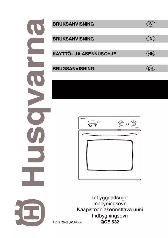 Mode d'emploi HUSQVARNA QCE532K