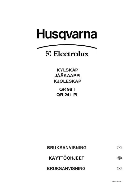 Mode d'emploi HUSQVARNA QR241PI