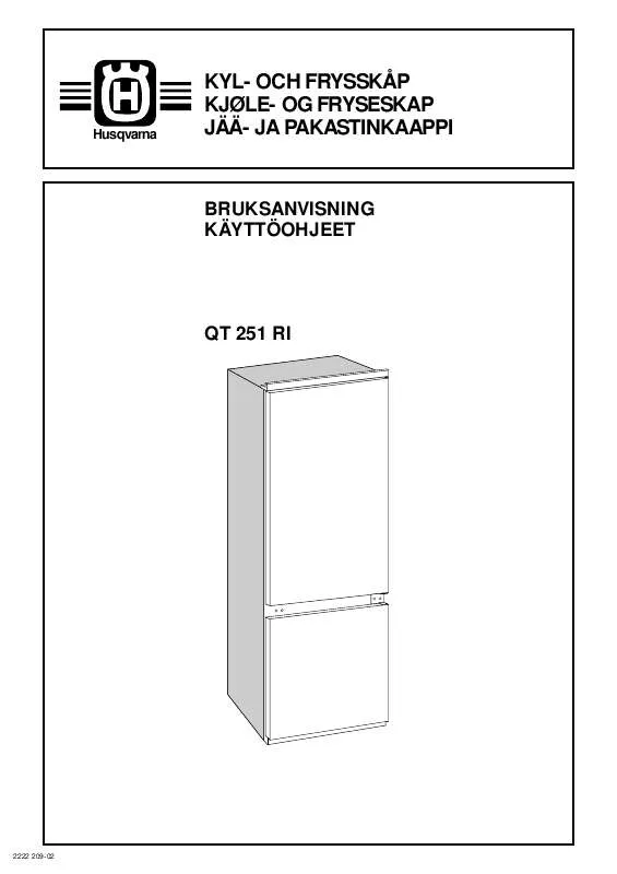 Mode d'emploi HUSQVARNA QT251RI