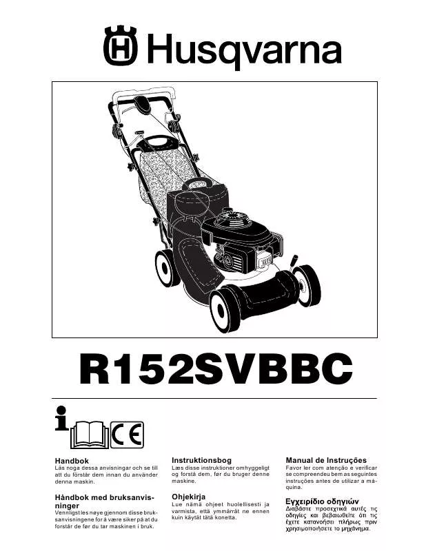 Mode d'emploi HUSQVARNA R152SVBBC