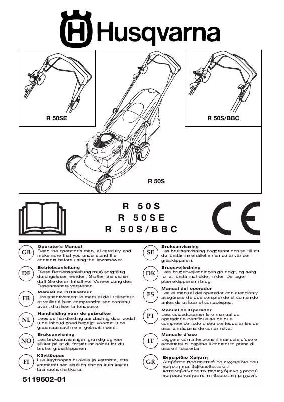 Mode d'emploi HUSQVARNA R50 S BBC