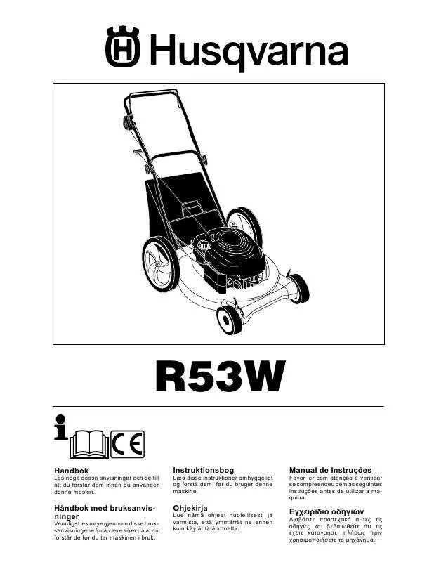 Mode d'emploi HUSQVARNA R53 W