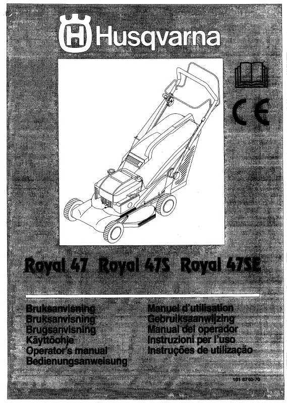 Mode d'emploi HUSQVARNA ROYAL 47 SE