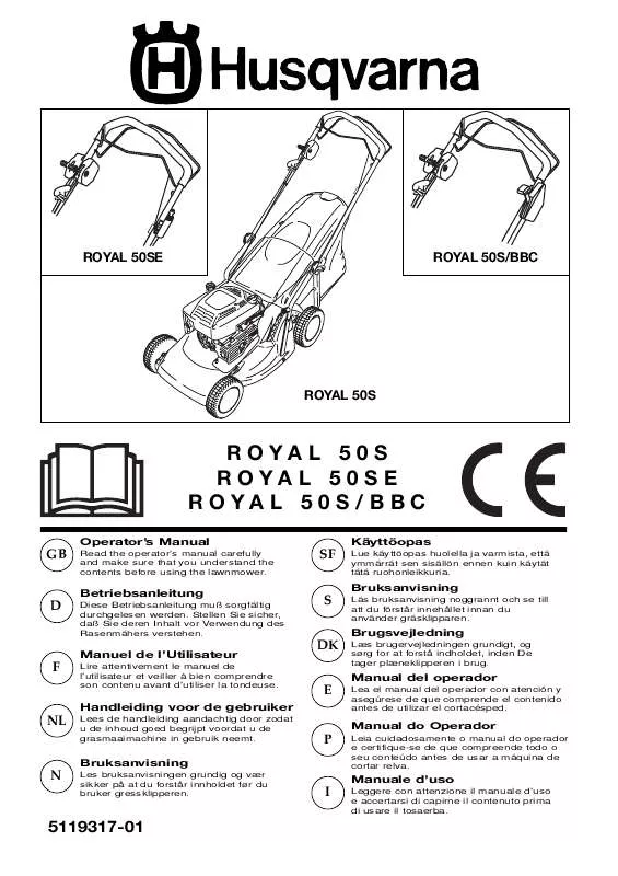 Mode d'emploi HUSQVARNA ROYAL 50 S