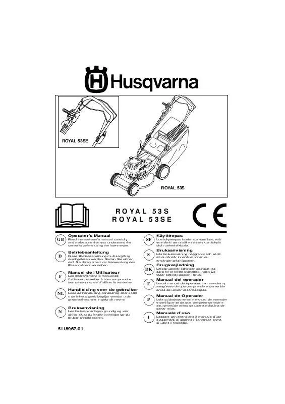 Mode d'emploi HUSQVARNA ROYAL 53 S