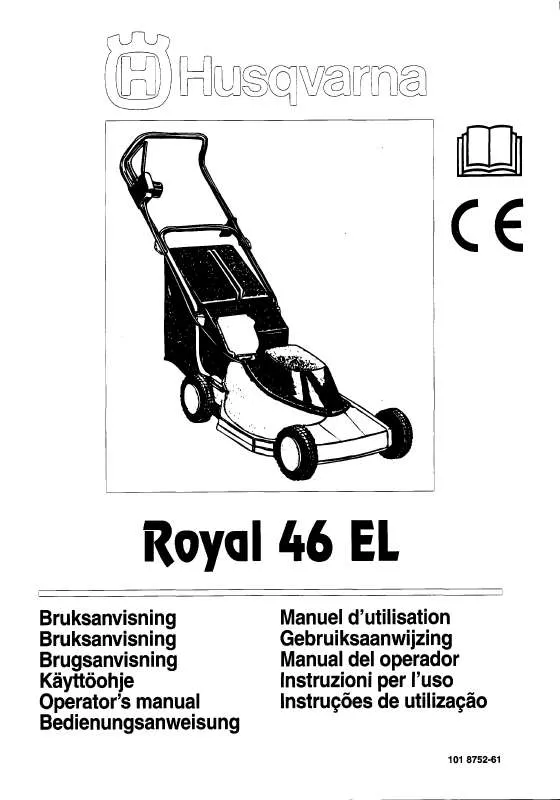 Mode d'emploi HUSQVARNA ROYAL 46 EL