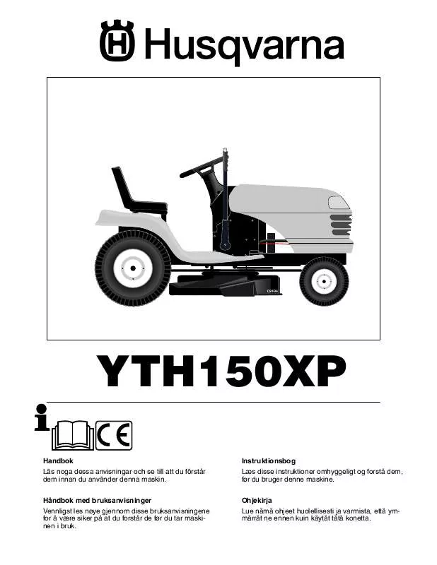 Mode d'emploi HUSQVARNA YTH150XP