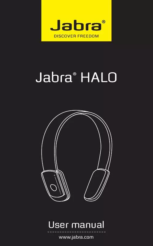 Mode d'emploi JABRA HALO