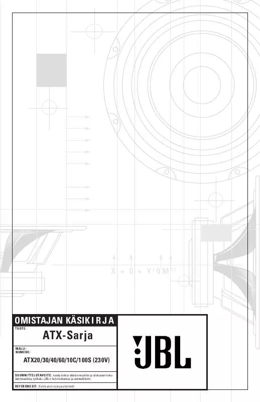 Mode d'emploi JBL ATX 10C (220-240V)