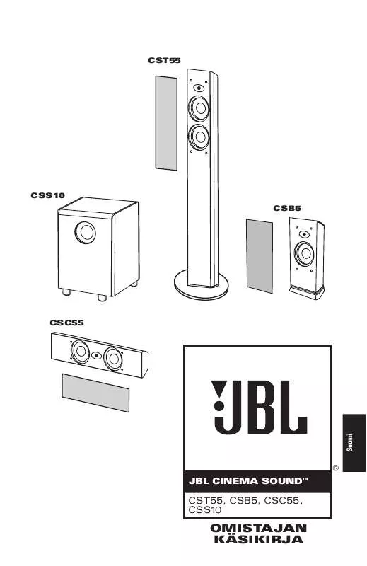 Mode d'emploi JBL CS 1500 (220-240V)