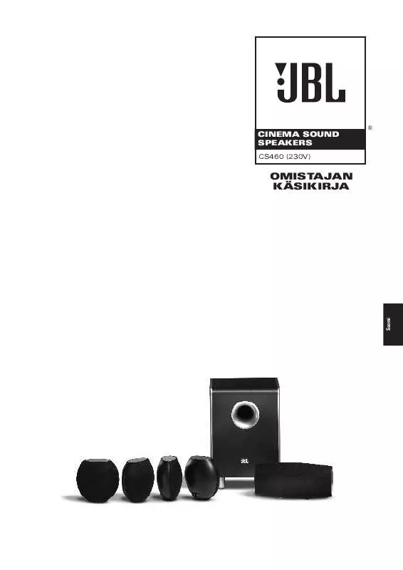 Mode d'emploi JBL CS 460 (220-240V)