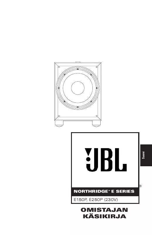 Mode d'emploi JBL E 150P (220-240V)