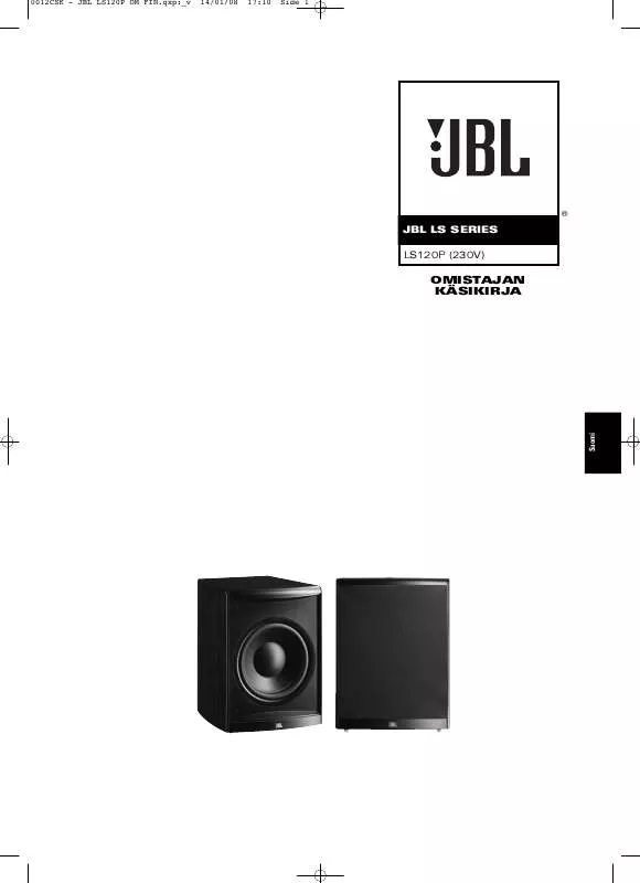 Mode d'emploi JBL LS120P/230 (220-240V)