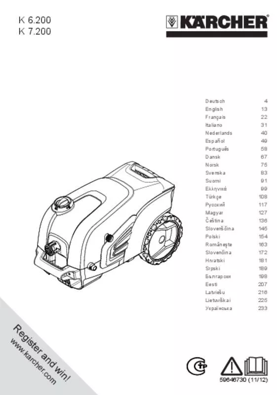 Mode d'emploi KARCHER K7200