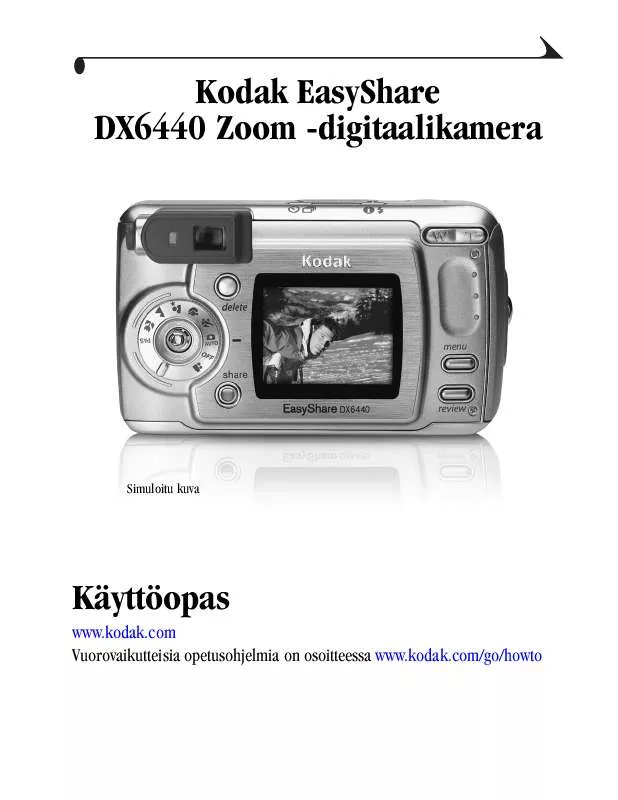 Mode d'emploi KODAK DX6440