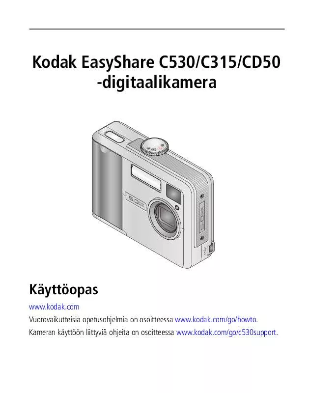 Mode d'emploi KODAK EASYSHARE C315