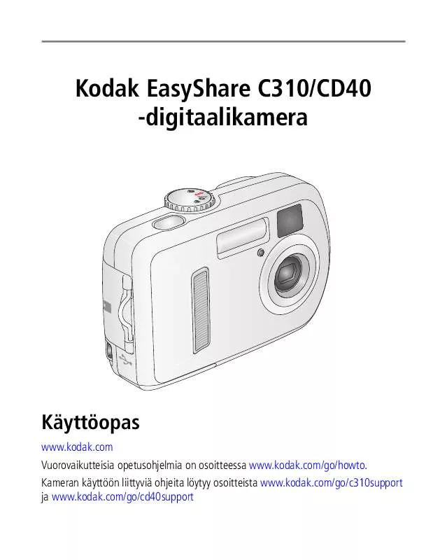 Mode d'emploi KODAK EASYSHARE CD40