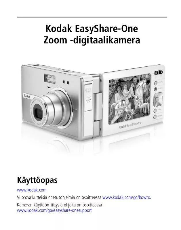 Mode d'emploi KODAK EASYSHARE ONE