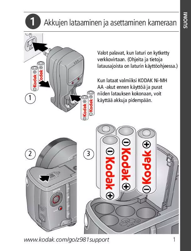 Mode d'emploi KODAK Z981