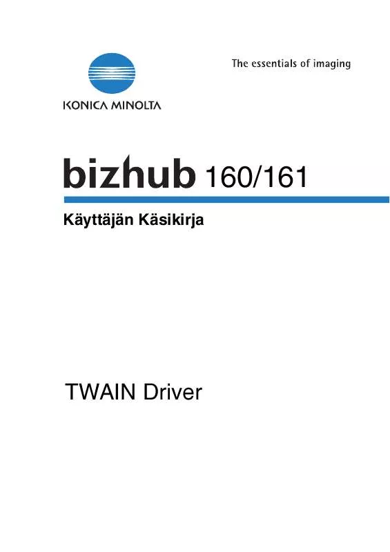 Mode d'emploi KONICA MINOLTA BIZHUB 161