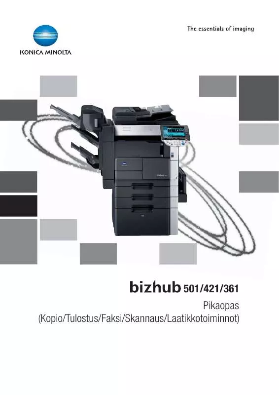 Mode d'emploi KONICA MINOLTA BIZHUB 361