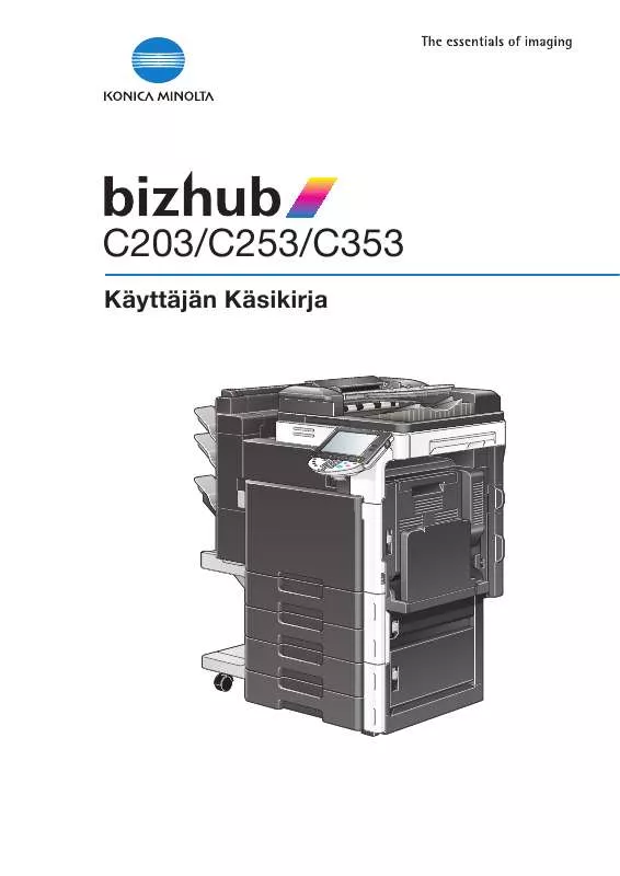 Mode d'emploi KONICA MINOLTA BIZHUB C203