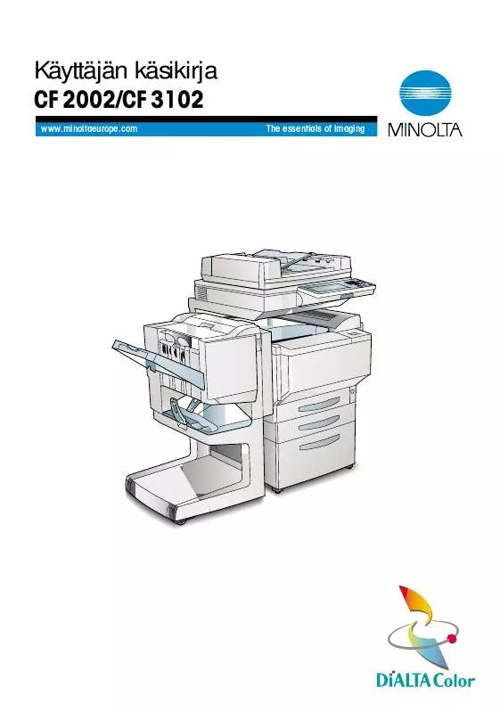 Mode d'emploi KONICA MINOLTA CF2002