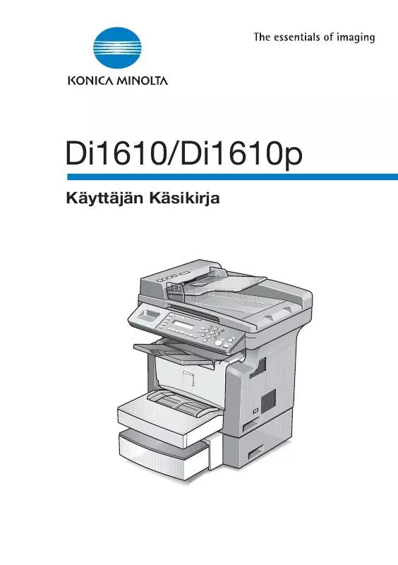 Mode d'emploi KONICA MINOLTA DI1610P