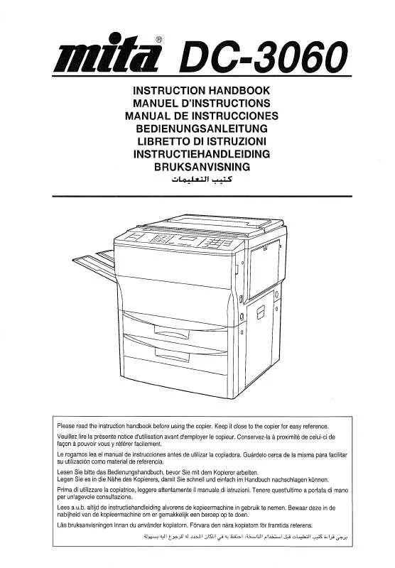 Mode d'emploi KYOCERA DC-3060