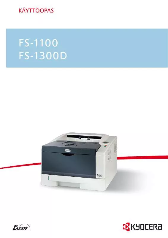 Mode d'emploi KYOCERA FS-1100