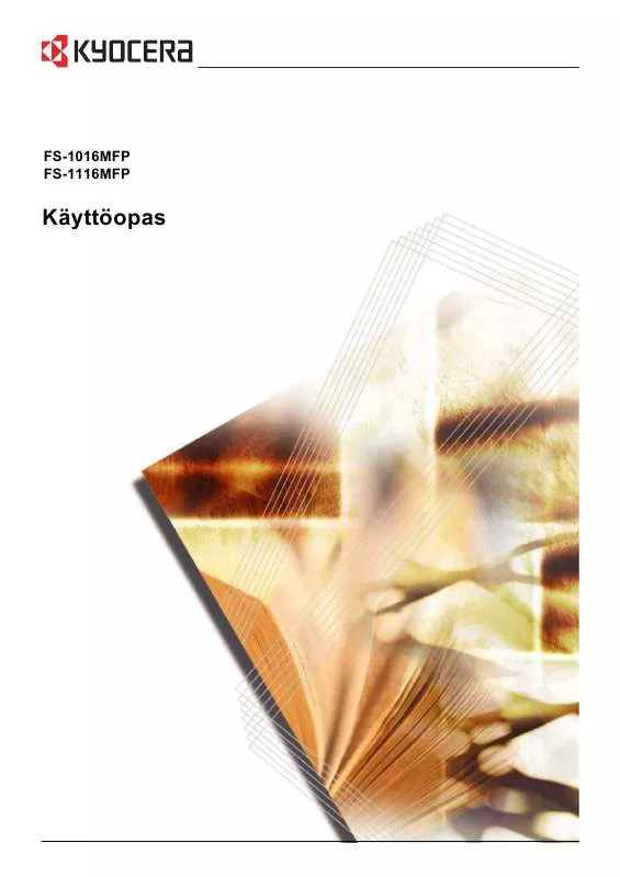 Mode d'emploi KYOCERA FS-1116MFP