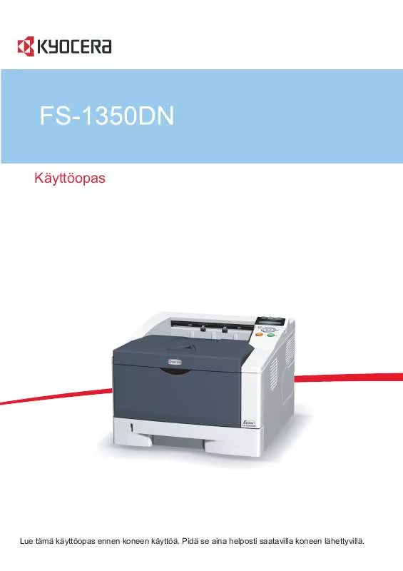 Mode d'emploi KYOCERA FS-1350DN