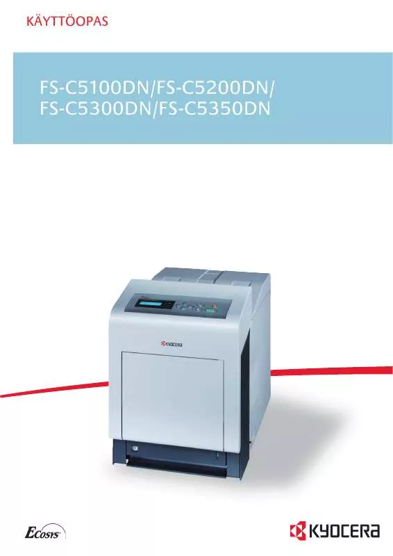 Mode d'emploi KYOCERA FS-C5100DN