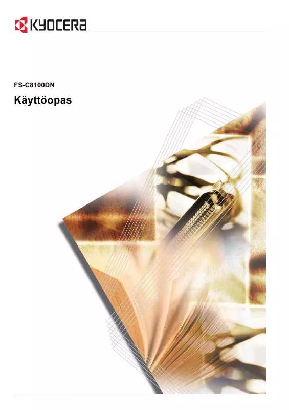 Mode d'emploi KYOCERA FS-C8100DN