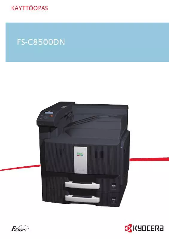 Mode d'emploi KYOCERA FS-C8500DN