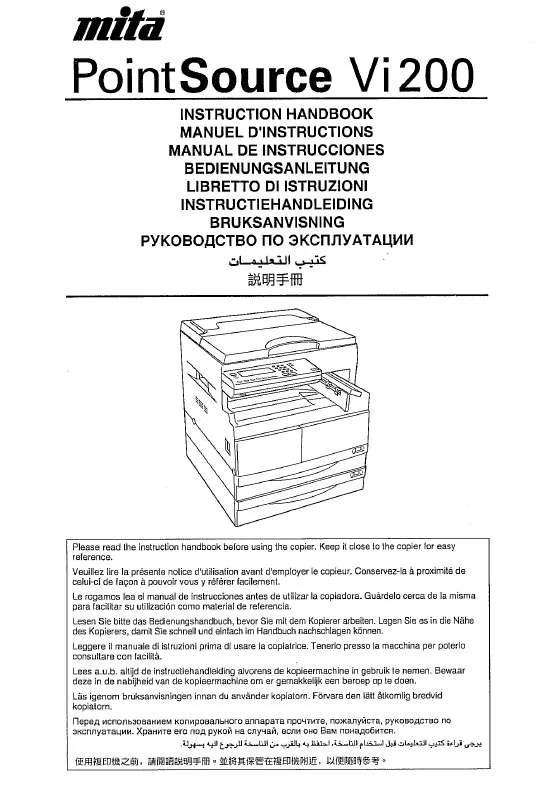 Mode d'emploi KYOCERA VI 200