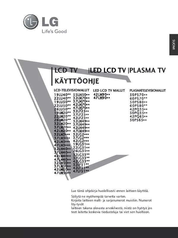 Mode d'emploi LG 42LH250C