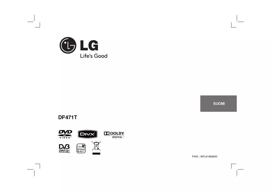 Mode d'emploi LG DP471T