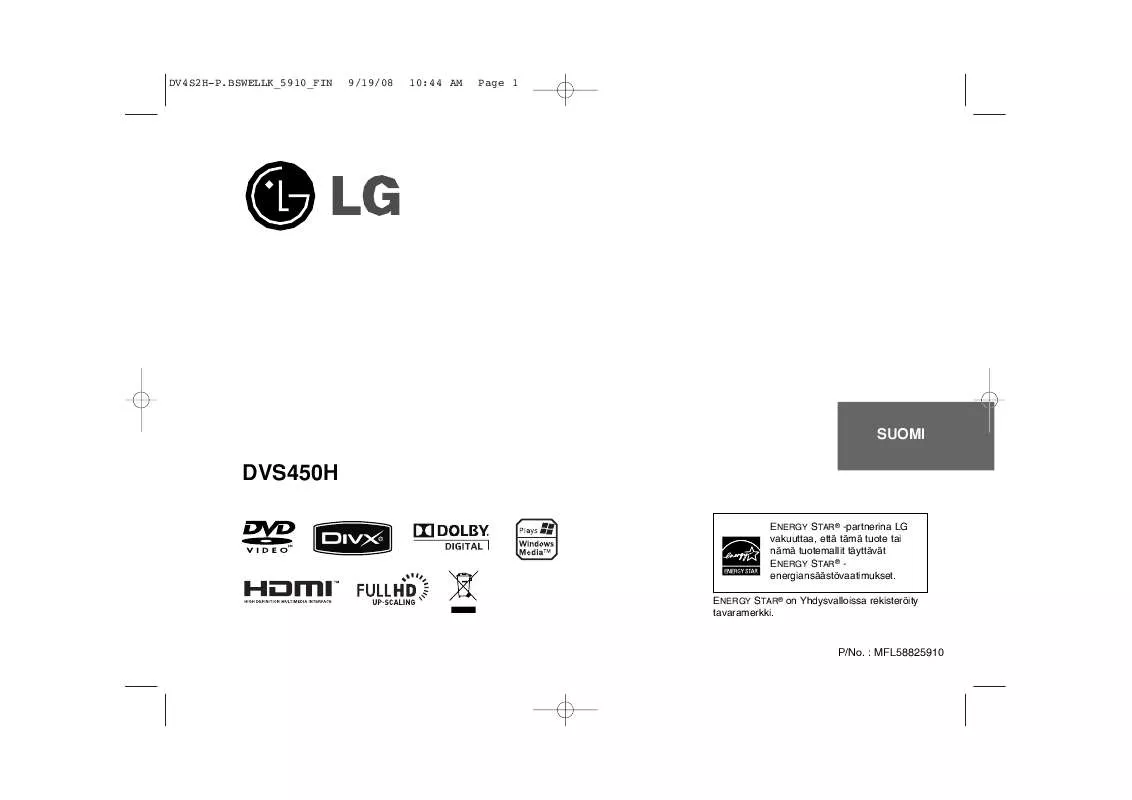 Mode d'emploi LG DVS-450H