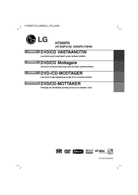 Mode d'emploi LG HT303PD