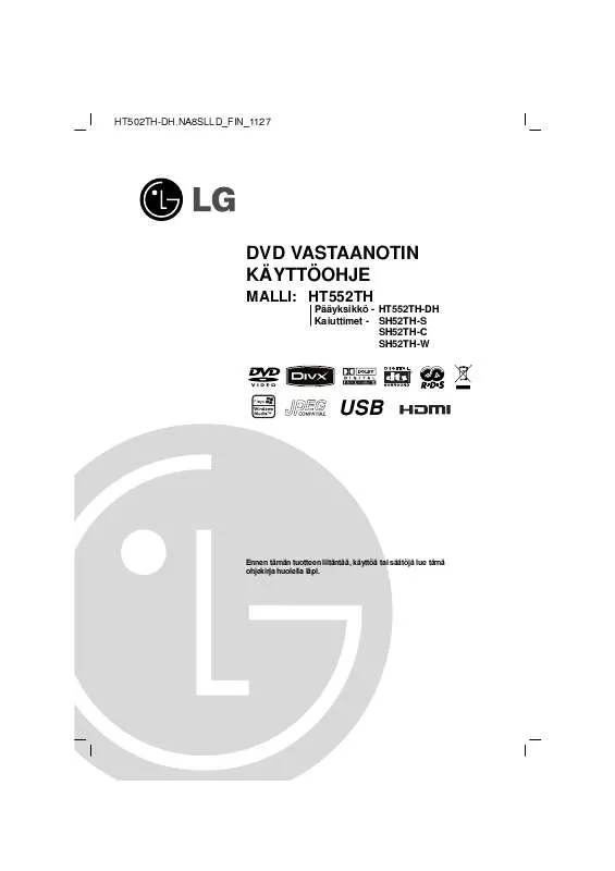 Mode d'emploi LG HT552TH