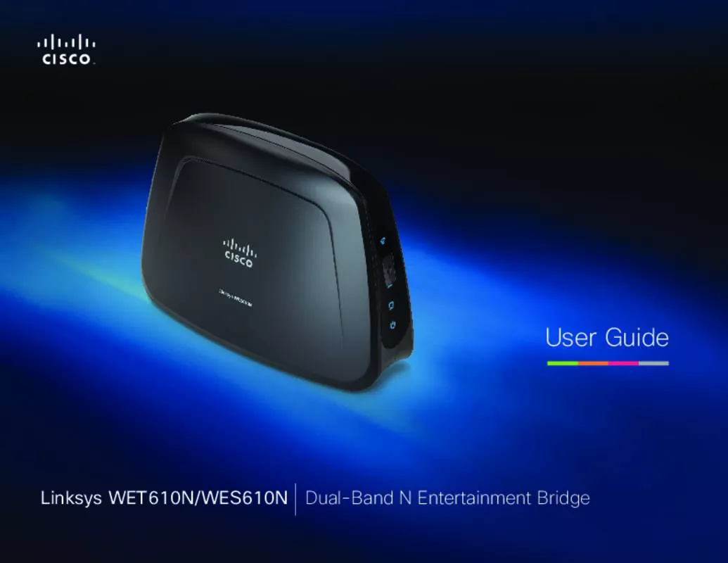 Mode d'emploi LINKSYS WET610N