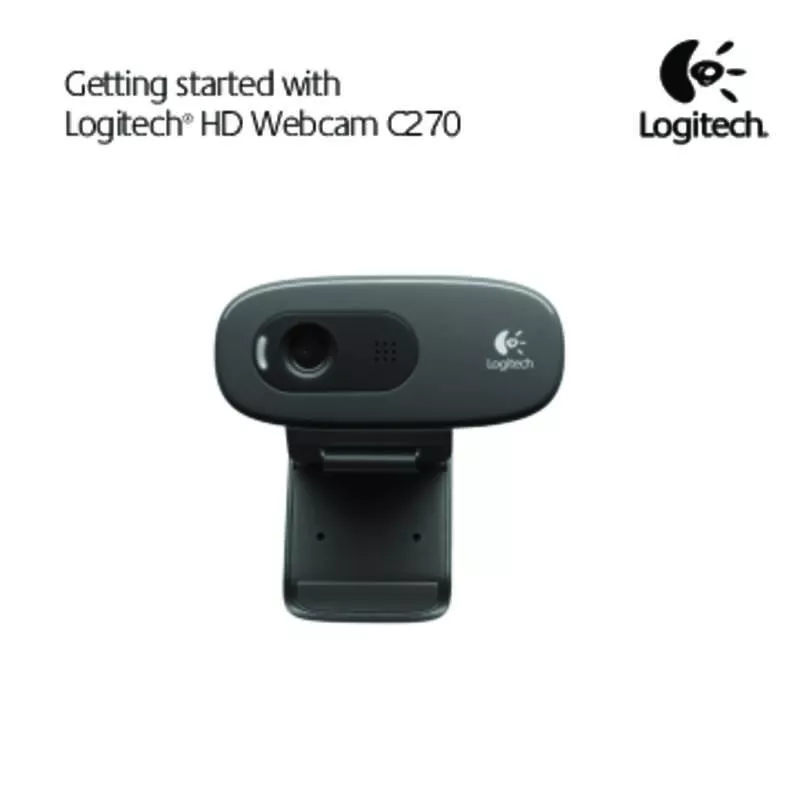 Mode d'emploi LOGITECH C270