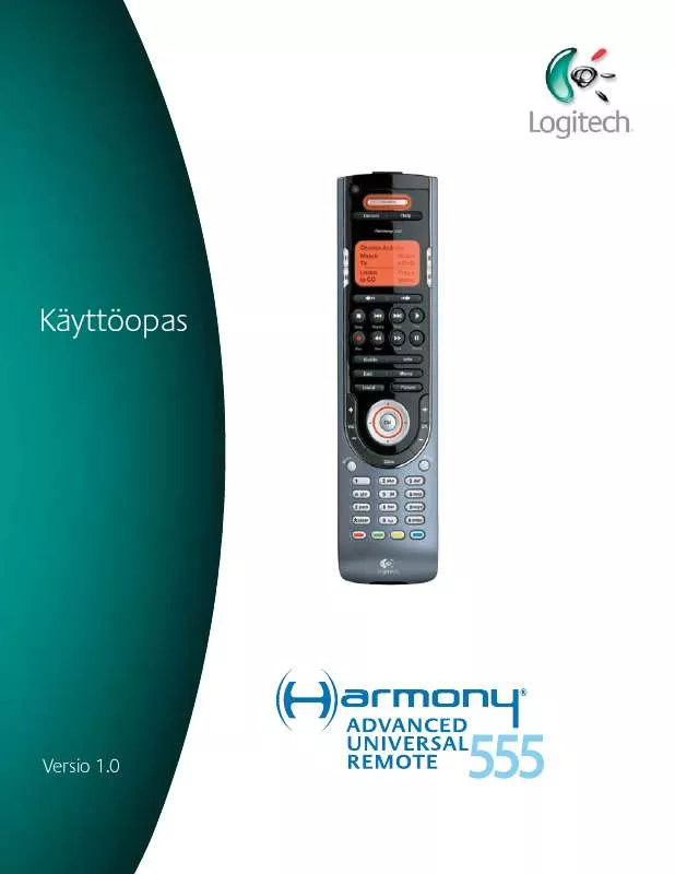 Mode d'emploi LOGITECH HARMONY 555