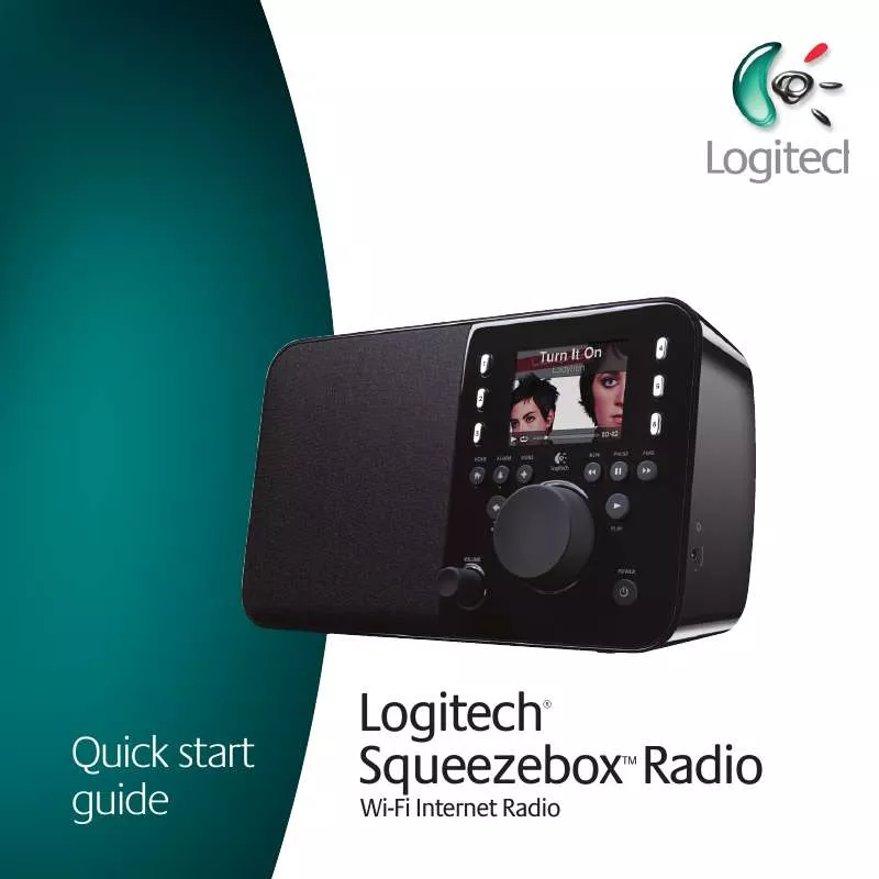 Mode d'emploi LOGITECH SQUEEZEBOX RADIO