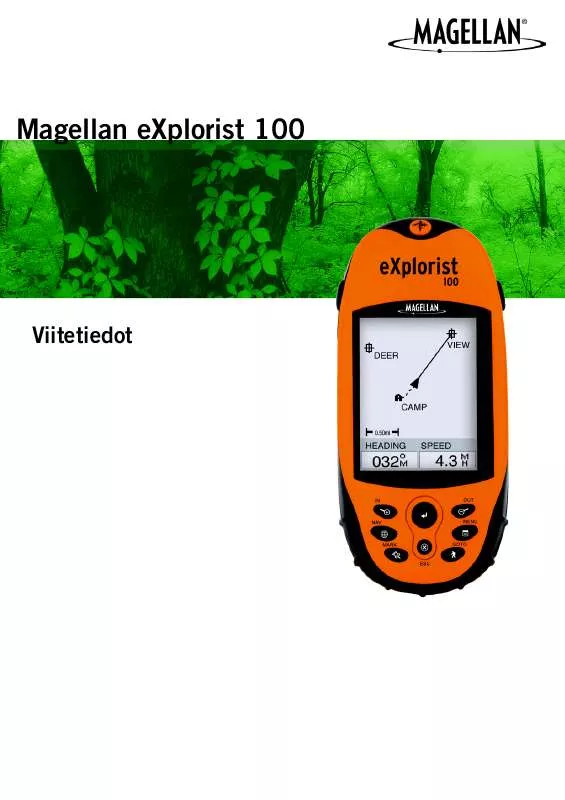 Mode d'emploi MAGELLAN EXPLORIST 100