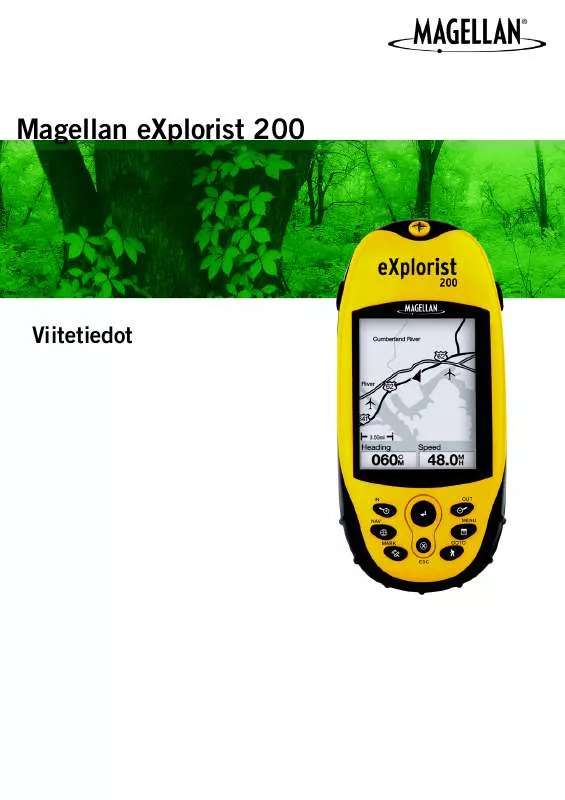 Mode d'emploi MAGELLAN EXPLORIST 200